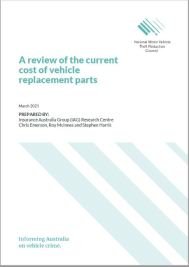 review of the current cost of vehicle replacement parts